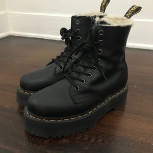 Women’s Dr. Martens Jadon Faux Fur Boots Sz 7
